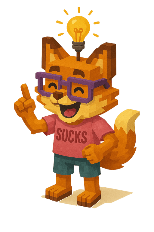 Mascot roast the fox - idea-3D