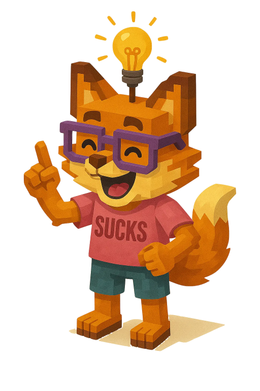 Mascot roast the fox - idea-3D