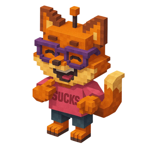 Mascot roast the fox - laughing-3D