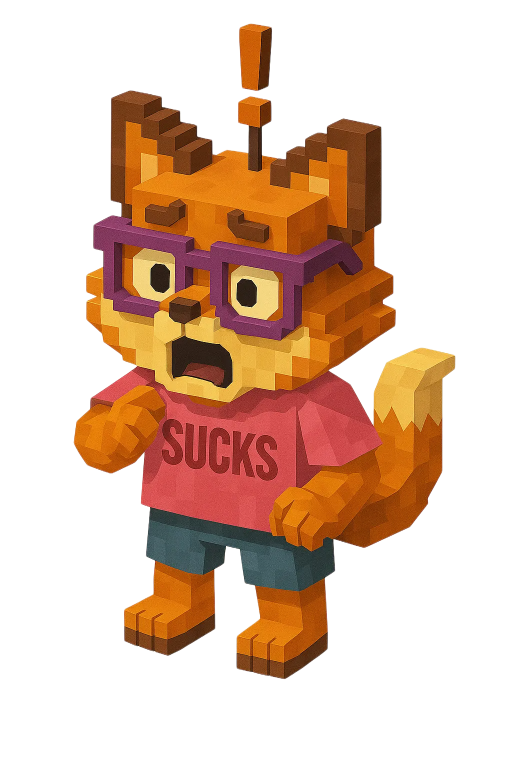 Mascot roast the fox - shocked-3D