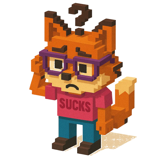 Mascot roast the fox - wtf-3D